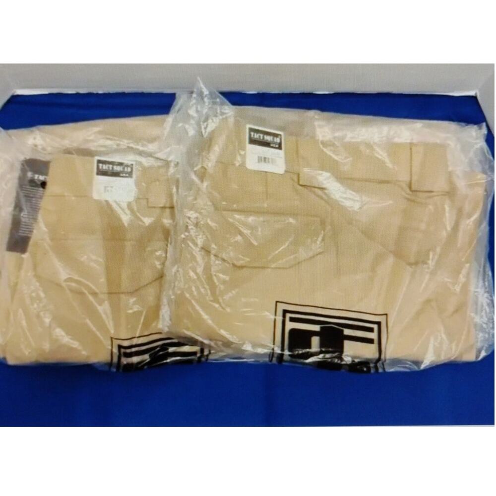 New Men’s Tact Squad Trousers - Khaki, Unhemmed, Size 46